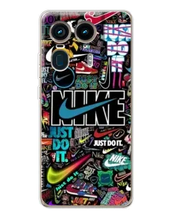 Чехол для Motorola Edge 50 Ultra с картинкой «Яркий коллаж Nike» Чехол для Motorola Edge 50 Ultra с картинкой «Яркий коллаж Nike»