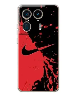 Чехол для Motorola Edge 50 Ultra с картинкой «Красные брызги Nike» Чехол для Motorola Edge 50 Ultra с картинкой «Красные брызги Nike»