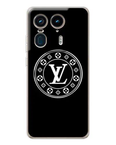 Чехол для Motorola Edge 50 Ultra с картинкой «LV — печать стиля»