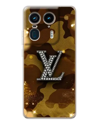 Чехол для Motorola Edge 50 Ultra с картинкой «Камуфляжный Louis Vuitton»