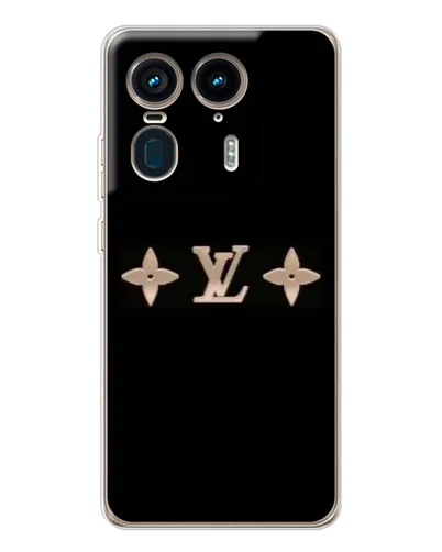 Чехол для Motorola Edge 50 Ultra с картинкой «Louis Vuitton — минимализм»
