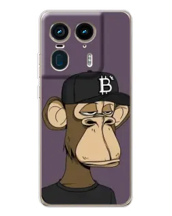 Чохол для Motorola Edge 50 Ultra з картинкою «Bored Ape в кепці» Чохол для Motorola Edge 50 Ultra з картинкою «Bored Ape в кепці»