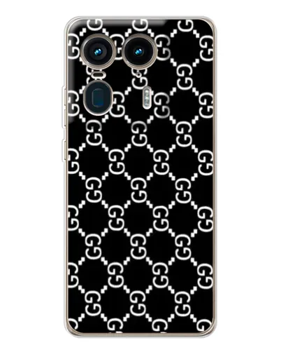 Чехол для Motorola Edge 50 Ultra с картинкой «Gucci — сетчатый паттерн»