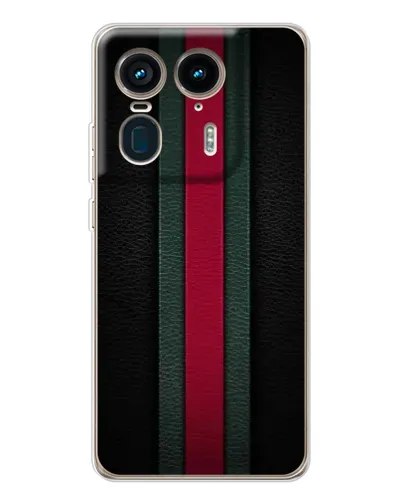 Чехол для Motorola Edge 50 Ultra с картинкой «Gucci — неоновая линия»