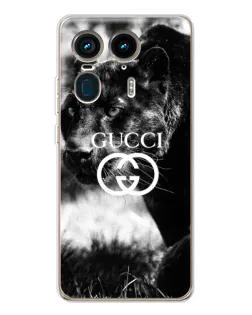 Чехол для Motorola Edge 50 Ultra с картинкой «Gucci — дикая природа»
