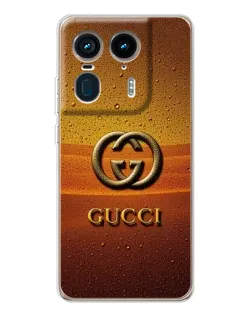 Чехол для Motorola Edge 50 Ultra с картинкой «Gucci — солнечный градиент»