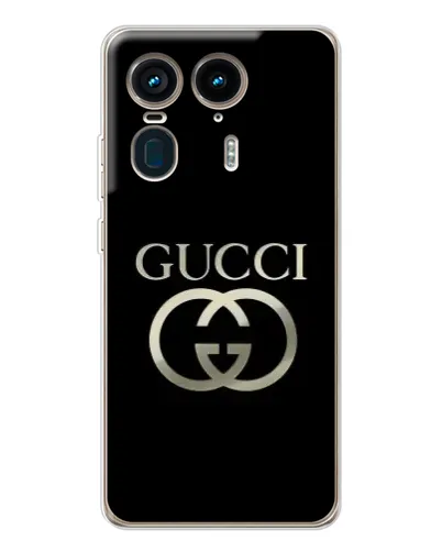 Чехол для Motorola Edge 50 Ultra с картинкой «Gucci — золото на черном» Чехол для Motorola Edge 50 Ultra с картинкой «Gucci — золото на черном»