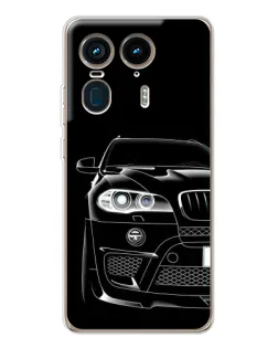 Чехол для Motorola Edge 50 Ultra с картинкой «Темный силуэт BMW» Чехол для Motorola Edge 50 Ultra с картинкой «Темный силуэт BMW»