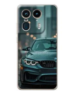 Чехол для Motorola Edge 50 Ultra с картинкой «BMW в огнях города» Чехол для Motorola Edge 50 Ultra с картинкой «BMW в огнях города»