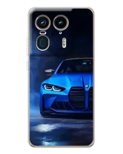 Чехол для Motorola Edge 50 Ultra с картинкой «Голубая BMW M4» Чехол для Motorola Edge 50 Ultra с картинкой «Голубая BMW M4»