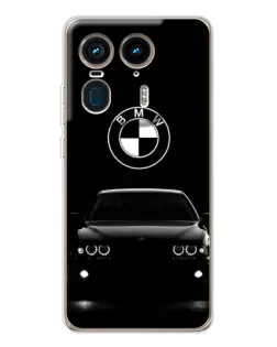 Чехол для Motorola Edge 50 Ultra с картинкой «BMW — взгляд из темноты» Чехол для Motorola Edge 50 Ultra с картинкой «BMW — взгляд из темноты»
