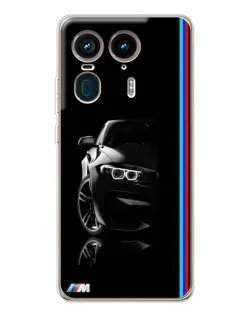 Чехол для Motorola Edge 50 Ultra с картинкой «Силуэт BMW в темноте» Чехол для Motorola Edge 50 Ultra с картинкой «Силуэт BMW в темноте»