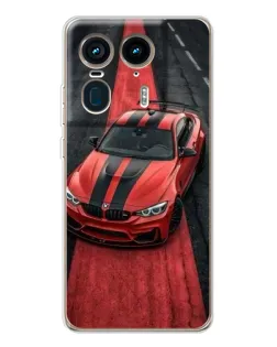 Чехол для Motorola Edge 50 Ultra с картинкой «BMW на красной дорожке» Чехол для Motorola Edge 50 Ultra с картинкой «BMW на красной дорожке»