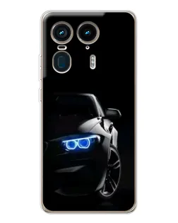Чехол для Motorola Edge 50 Ultra с картинкой «BMW — ночной взгляд» Чехол для Motorola Edge 50 Ultra с картинкой «BMW — ночной взгляд»