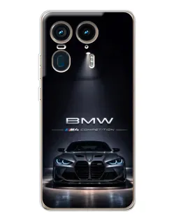 Чехол для Motorola Edge 50 Ultra с картинкой «BMW сквозь ночной город» Чехол для Motorola Edge 50 Ultra с картинкой «BMW сквозь ночной город»