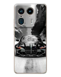Чехол для Motorola Edge 50 Ultra с картинкой «BMW — акварельный дрифт» Чехол для Motorola Edge 50 Ultra с картинкой «BMW — акварельный дрифт»