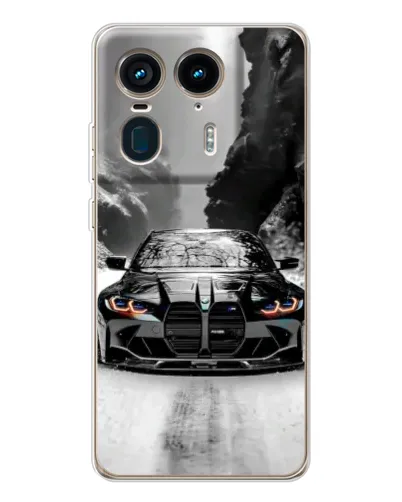 Чехол для Motorola Edge 50 Ultra с картинкой «BMW — акварельный дрифт» Чехол для Motorola Edge 50 Ultra с картинкой «BMW — акварельный дрифт»