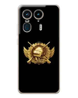 Чехол для Motorola Edge 50 Ultra с картинкой «PUBG — оранжевый градиент» Чехол для Motorola Edge 50 Ultra с картинкой «PUBG — оранжевый градиент»
