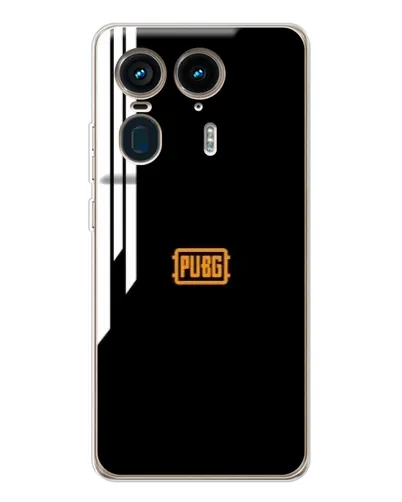 Чехол для Motorola Edge 50 Ultra с картинкой «PUBG — вертикальные линии»