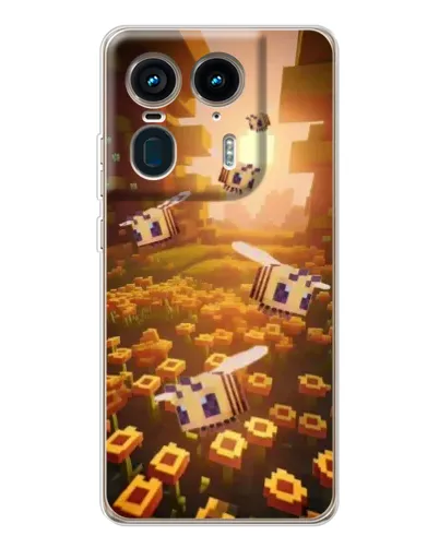Чехол для Motorola Edge 50 Ultra с картинкой «Поле подсолнухов»