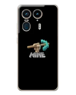 Чехол для Motorola Edge 50 Ultra с картинкой «Алмазная кирка» Чехол для Motorola Edge 50 Ultra с картинкой «Алмазная кирка»