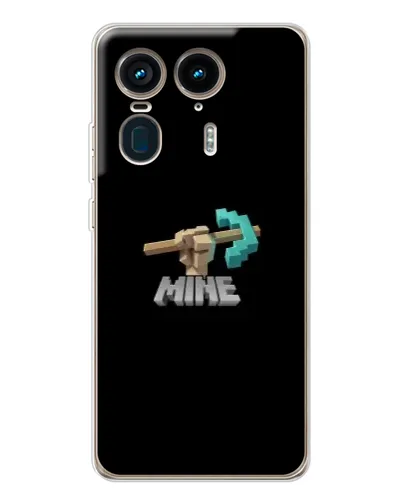 Чехол для Motorola Edge 50 Ultra с картинкой «Алмазная кирка»