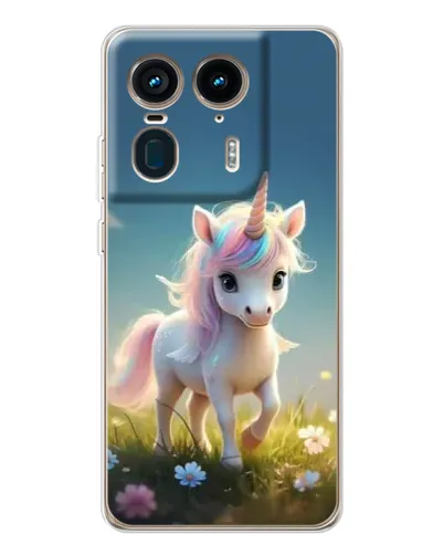 Чехол для Motorola Edge 50 Ultra с картинкой «Единорог на поляне» Чехол для Motorola Edge 50 Ultra с картинкой «Единорог на поляне»