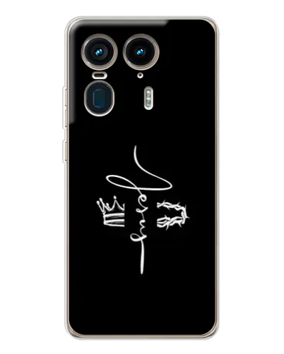 Чехол для Motorola Edge 50 Ultra с картинкой «Король Славы Jesus»