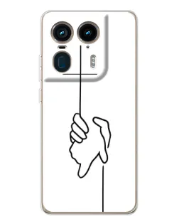 Чехол для Motorola Edge 50 Ultra с картинкой «Рука держит» Чехол для Motorola Edge 50 Ultra с картинкой «Рука держит»
