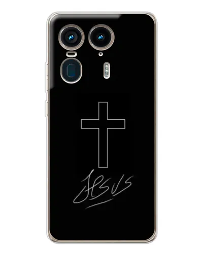 Чохол для Motorola Edge 50 Ultra з картинкою «Графічний хрест Jesus» Чохол для Motorola Edge 50 Ultra з картинкою «Графічний хрест Jesus»