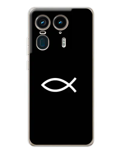 Чохол для Motorola Edge 50 Ultra з картинкою «Символ риби Jesus» Чохол для Motorola Edge 50 Ultra з картинкою «Символ риби Jesus»