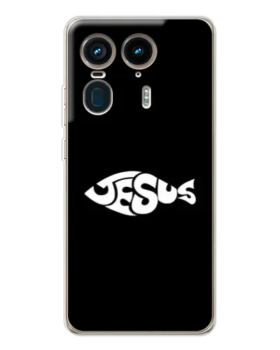 Чохол для Motorola Edge 50 Ultra з картинкою «Риба Jesus» Чохол для Motorola Edge 50 Ultra з картинкою «Риба Jesus»