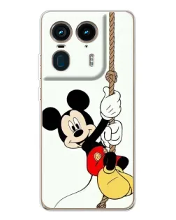 Чехол для Motorola Edge 50 Ultra с картинкой «Mickey на канате»