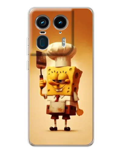 Чехол для Motorola Edge 50 Ultra с картинкой «Губка Боб повар» Чехол для Motorola Edge 50 Ultra с картинкой «Губка Боб повар»