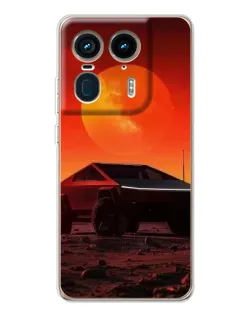 Чехол для Motorola Edge 50 Ultra с картинкой «Cybertruck на Марсе» Чехол для Motorola Edge 50 Ultra с картинкой «Cybertruck на Марсе»
