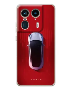 Чехол для Motorola Edge 50 Ultra с картинкой «Tesla Top View» Чехол для Motorola Edge 50 Ultra с картинкой «Tesla Top View»
