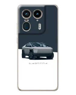 Чехол для Motorola Edge 50 Ultra с картинкой «Серебристый Cybertruck Tesla» Чехол для Motorola Edge 50 Ultra с картинкой «Серебристый Cybertruck Tesla»