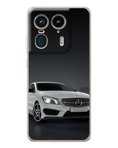 Чехол для Motorola Edge 50 Ultra с картинкой «Mercedes AMG GT Silver»