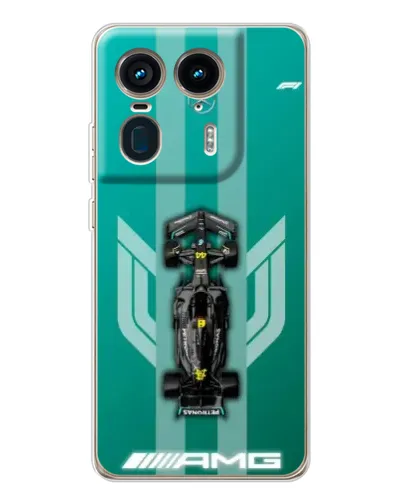 Чехол для Motorola Edge 50 Ultra с картинкой «Mercedes AMG Petronas»