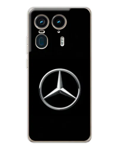 Чехол для Motorola Edge 50 Ultra с картинкой «Mercedes классический лого»