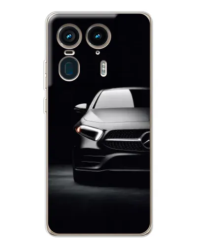 Чехол для Motorola Edge 50 Ultra с картинкой «Свет фар Mercedes»