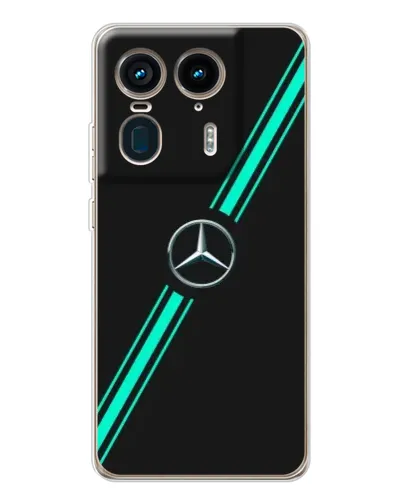Чехол для Motorola Edge 50 Ultra с картинкой «Спортивные линии Mercedes» Чехол для Motorola Edge 50 Ultra с картинкой «Спортивные линии Mercedes»