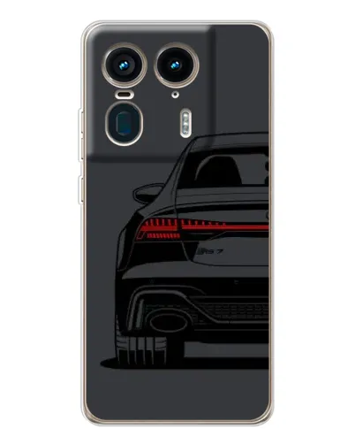 Чехол для Motorola Edge 50 Ultra с картинкой «Задняя часть Audi — арт»
