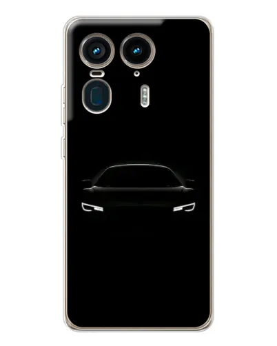 Чехол для Motorola Edge 50 Ultra с картинкой «Взгляд Audi в темноте»