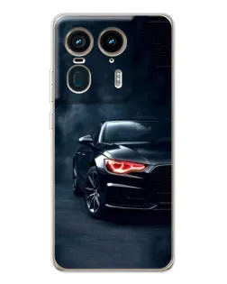 Чехол для Motorola Edge 50 Ultra с картинкой «Audi — хищный взгляд»