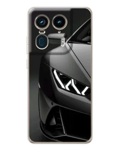Чехол для Motorola Edge 50 Ultra с картинкой «Lamborghini фары детализация»