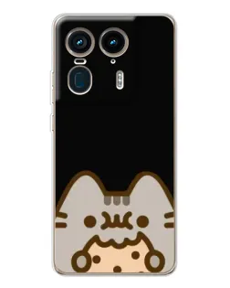 Чехол для Motorola Edge 50 Ultra с картинкой «Пушин на черном» Чехол для Motorola Edge 50 Ultra с картинкой «Пушин на черном»