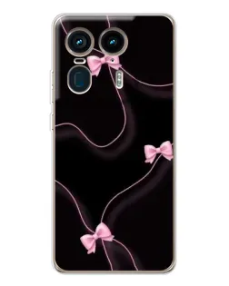 Чехол для Motorola Edge 50 Ultra с картинкой «Розовые ленты» Чехол для Motorola Edge 50 Ultra с картинкой «Розовые ленты»