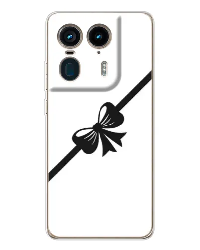 Чехол для Motorola Edge 50 Ultra с картинкой «Диагональный бант»