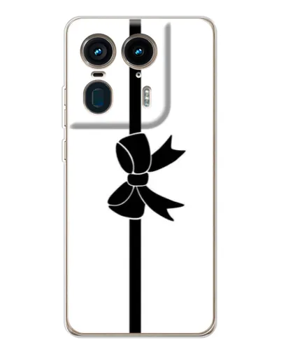 Чехол для Motorola Edge 50 Ultra с картинкой «Вертикальный бант»